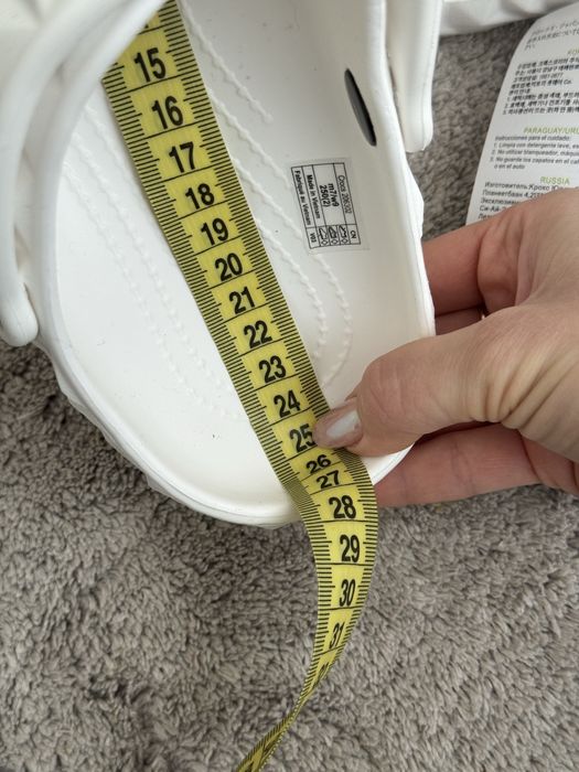 Сабо Crocs M7W9 25,5 см Classic Geometric Clog крокси білі нові 39 40