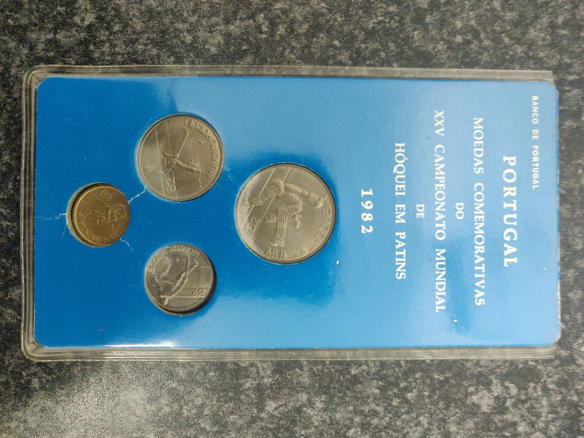 Moedas coleção como novas