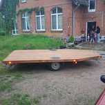 Przyczepka, platforma lekka zarejestrowana 660dmc
