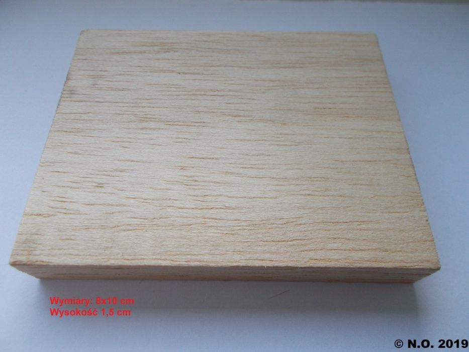 Deska z balsy lekka balsa do woblerów wobler modelarstwo