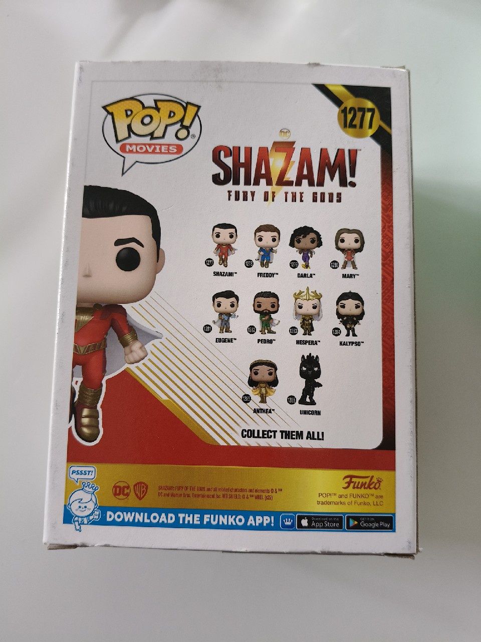 Figurka Funko Pop Movies #1277, Shazam, Fury of The Gods, CHASE GLOW