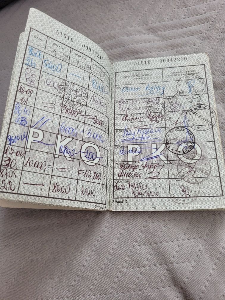 Sprzedam książeczkę mieszkaniową pko i bony towarowe