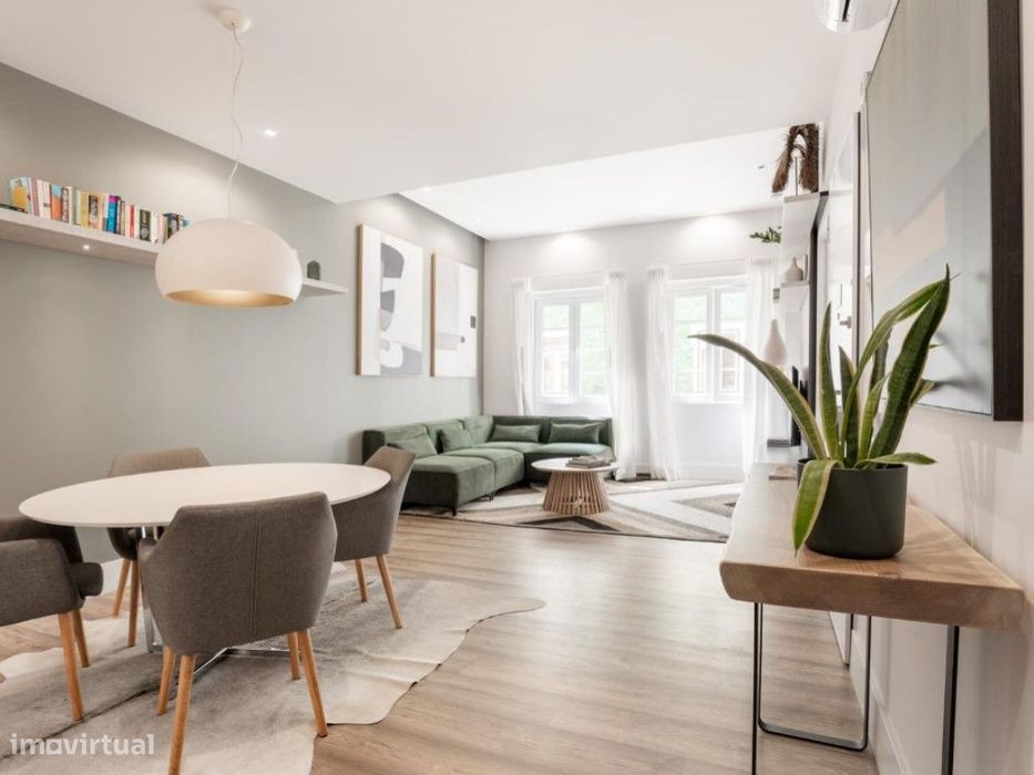 Elegante apartamento T2 de 100 m², situado na zona do Príncipe Real