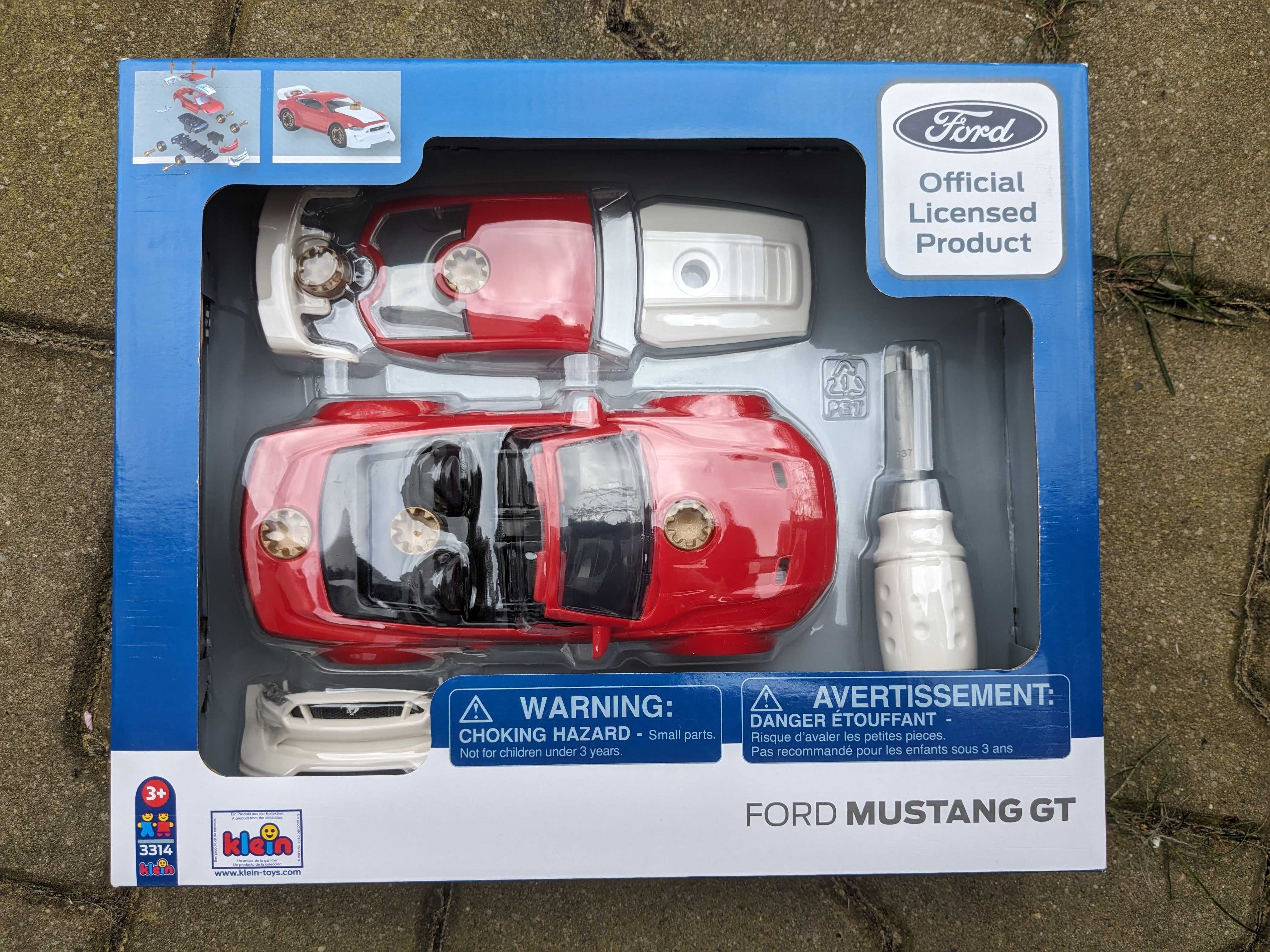 NOWE auto do składania skręcania dla dzieci Klein Ford Mustang 3D śrub