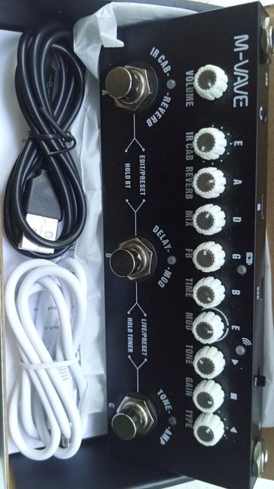 Гитарная педаль процессор Cube-baby для бас электрогитары акустики IR