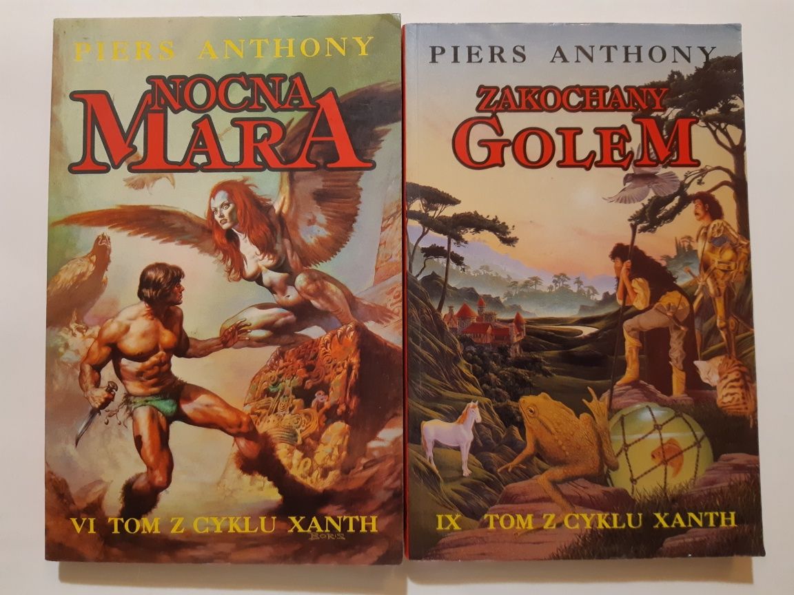 Piers Anthony Xanth t. 6 i 9 Nocna Mara, Zakochany golem fantastyka