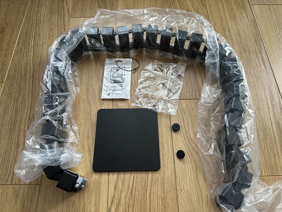 Premium rura kablowa maskownica do kabli do biurka - nowa, nieużywana