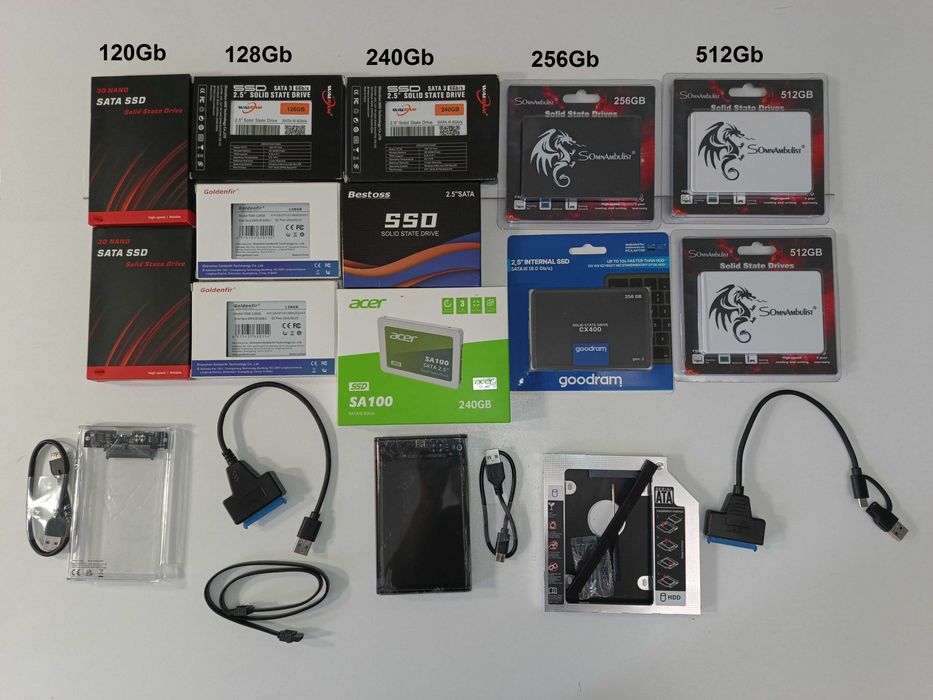 SSD новий 256 GB Гб 2.5 Sata 240 128 512