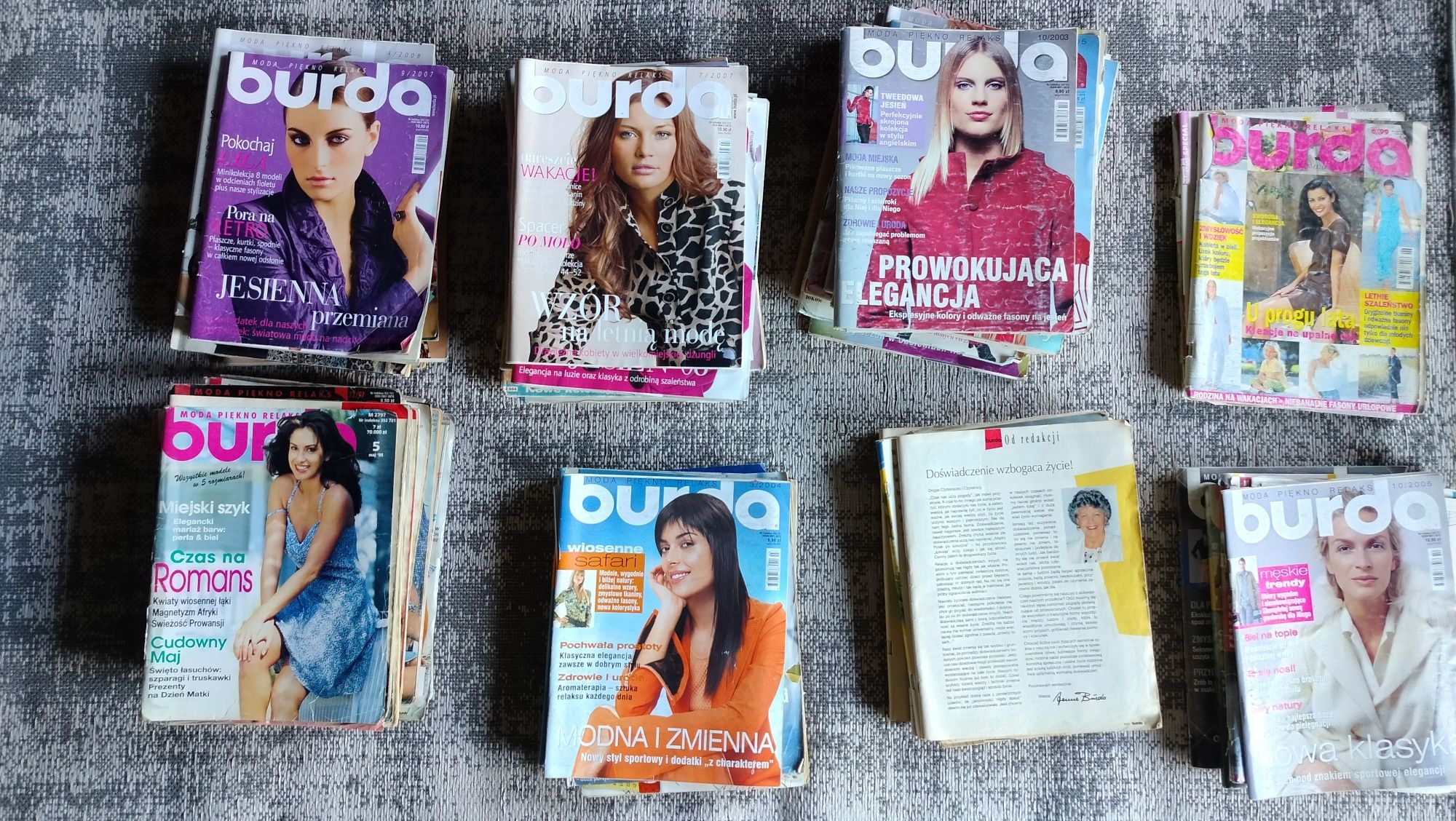 Burda czasopismo 1992 do 2008 48 numerów + 3 gratis