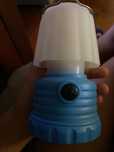 Lantera azul com 4 niveis