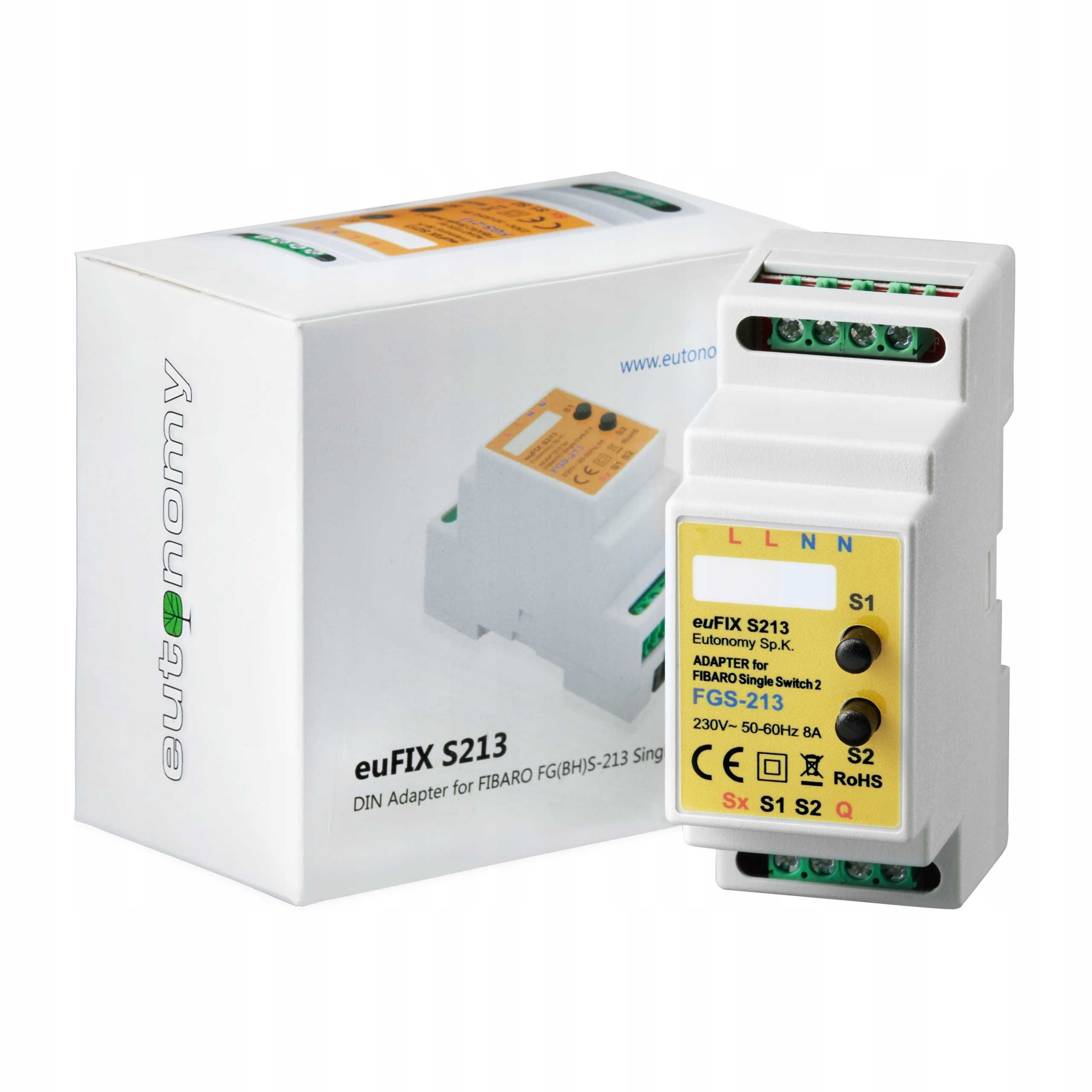 Adapter euFIX S213 biały 230 V