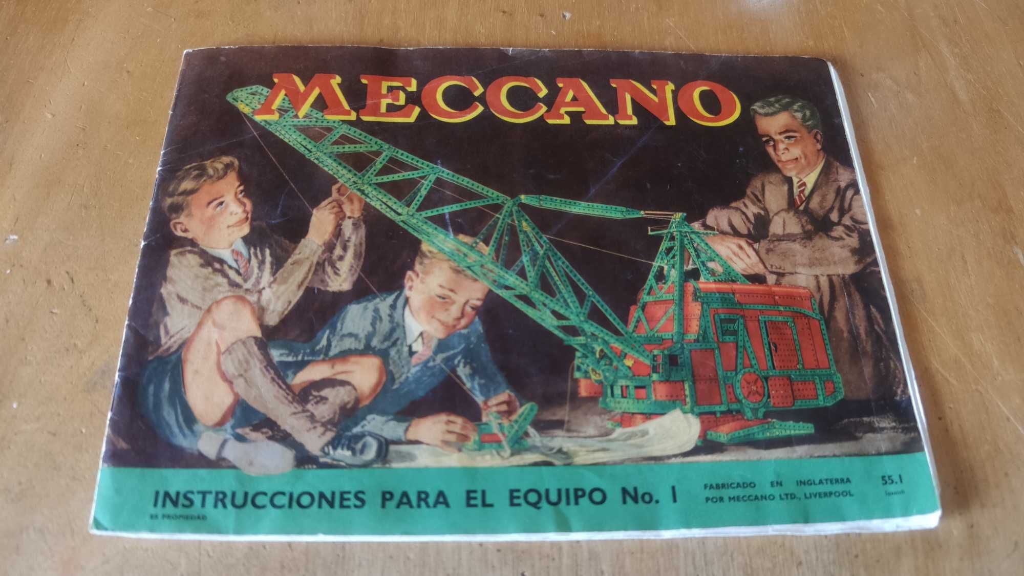 Manual Meccano no. 1 vintage