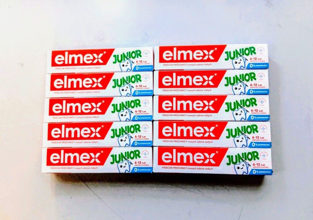 Elmex Junior pasta do zębów 75ml 10 opk.