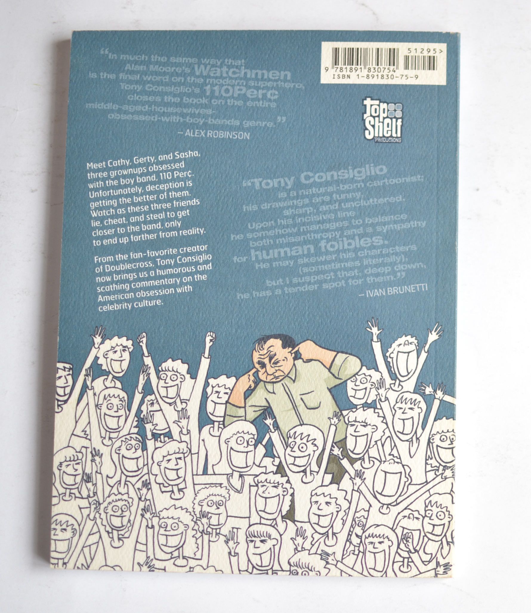 Komiks: 110 Perc Top Shelf Tony Consiglio 2006 j, angieski