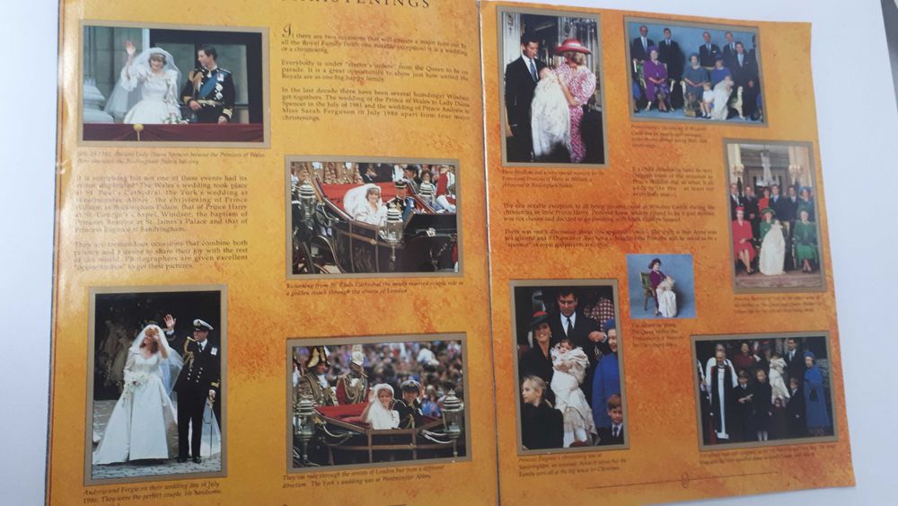 Caderneta de cromos completa THE ROYAL FAMILY