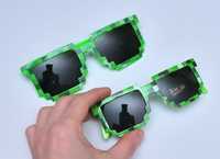 Детские очки Minecraft Майнкрафт пиксель солнечные очки мальчику