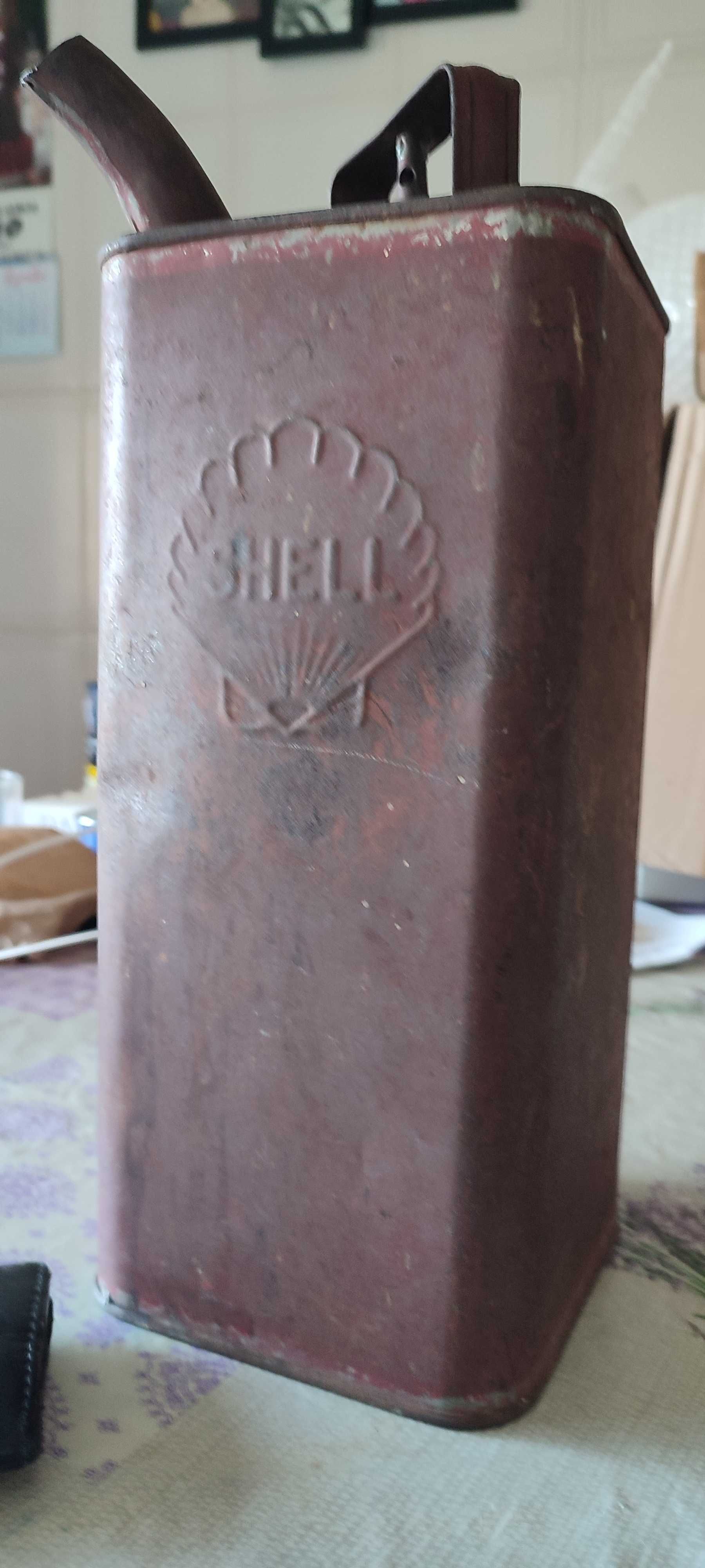Lata de óleo shell 1956