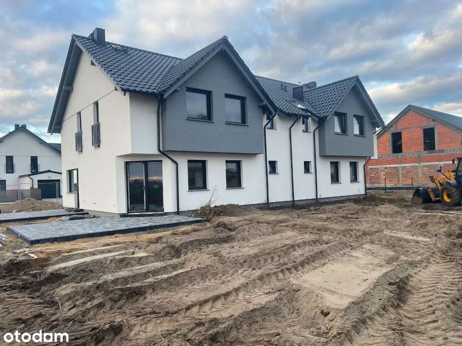 Domy w zabudowie bliźniaczej + duże działki