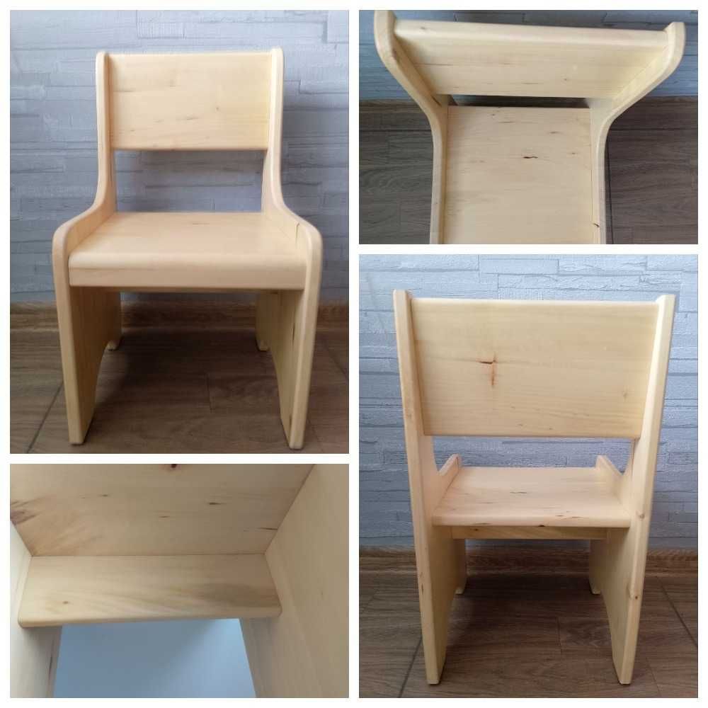 Новий дитячий дерев'яний столик і стілець