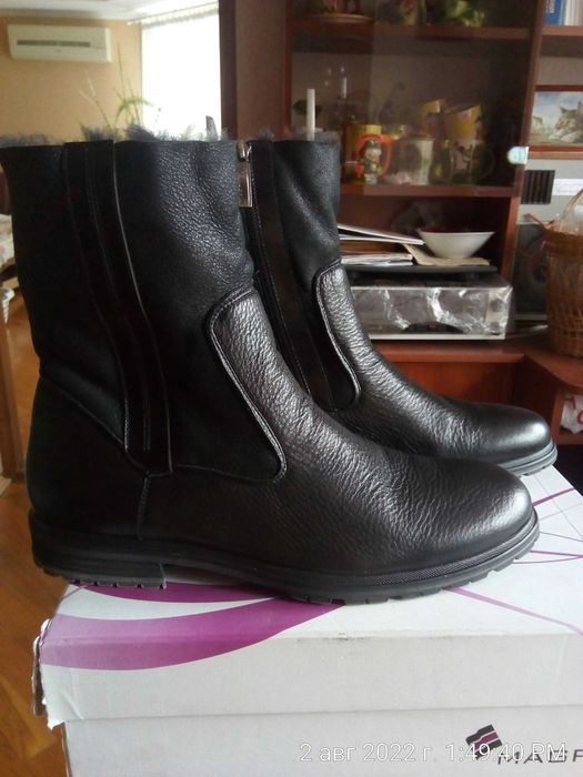 Ботинки зимние, кожаные "Magfini" 42 (Новые)