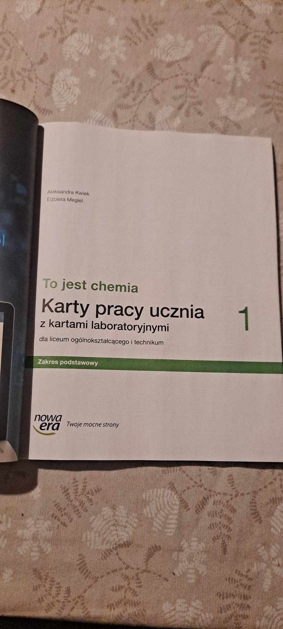 To jest chemia 1 Karty Pracy Ucznia zakres podstawowy