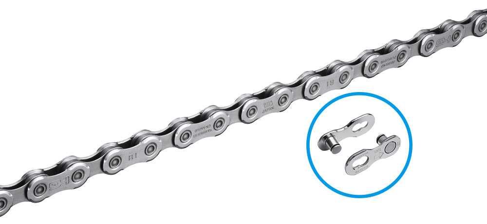 Corrente Shimano DEORE CN-M6100 de 12v com Quick-Link 126 Elos