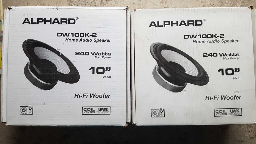 Продам динамики Alphard DW100K-2