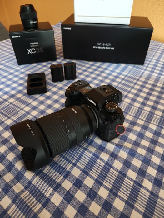 Equipamento Fujifilm - x-h2 , tamron 17-70 f2.8, xc 35 f2