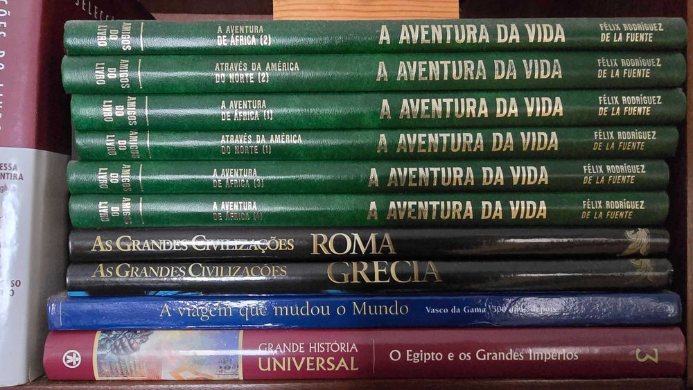 livro Enciclopédia diversos história, natureza, planeta, mente, etc