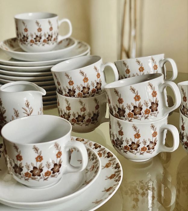 Вінтажний, кавовий набір посуду. 1940 р