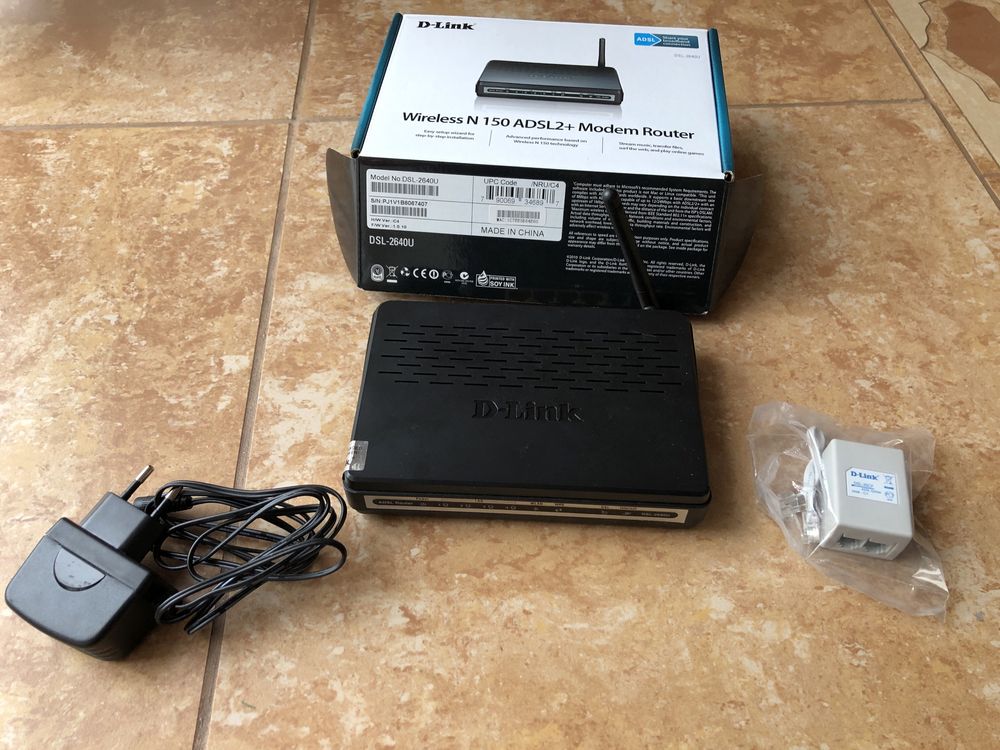 Bezprzewodowy Router wifi D-Link DSL-2640U TP-LINK