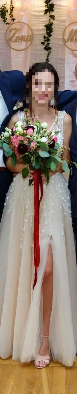 romantyczna suknia ślubna