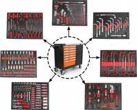 тележка инструментов 298шт BJC M66597, шафа BJC-TOOLS