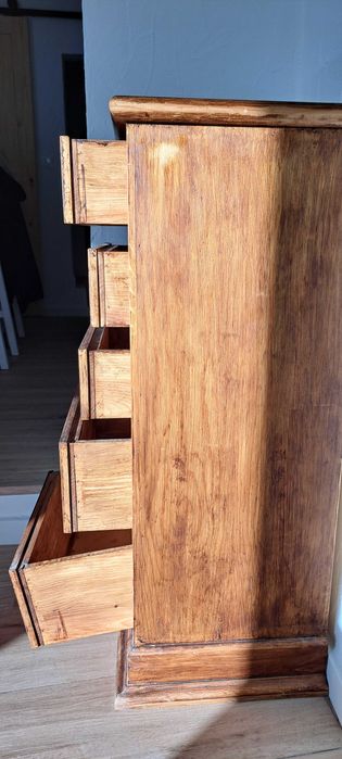 Cómoda de madeira rustica, estilo mexicano