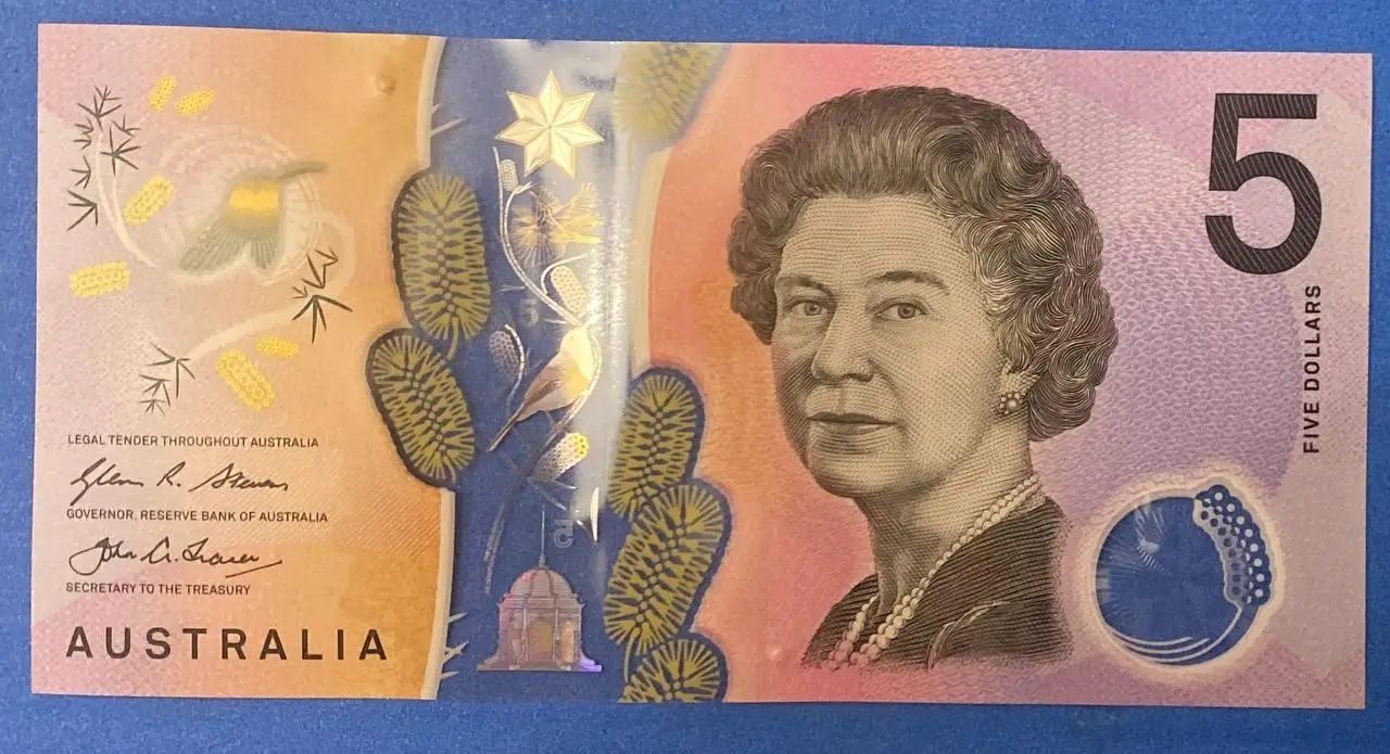 Банкнота Австралии 5 долларов UNC