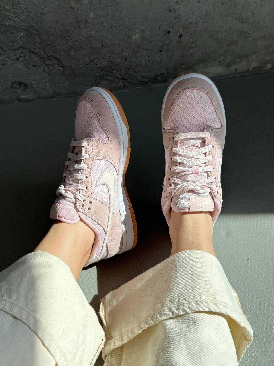 Кросівки Nike SB Dunk TEDDY BEAR PINK premium 36-41