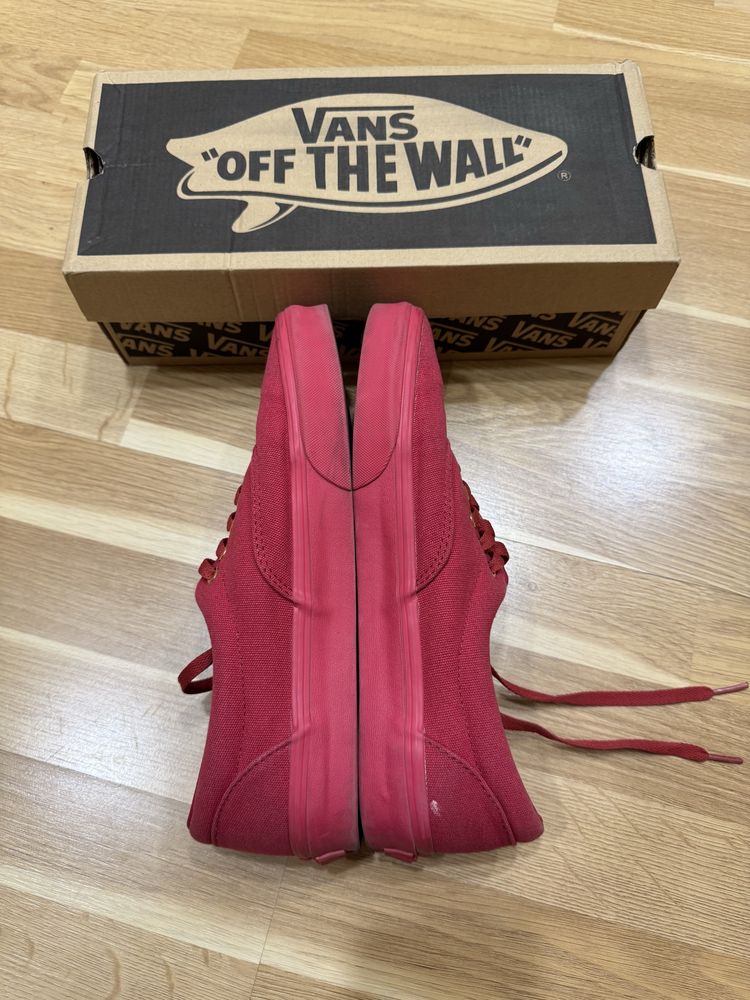 Vans authentic all red
