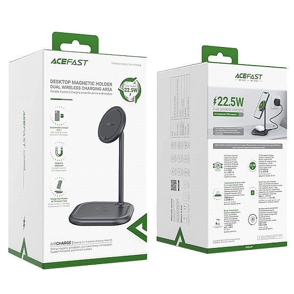 Acefast bezprzewodowa ładowarka Qi 15w do iPhone (z MagSafe) i Apple A