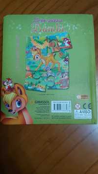 Livro puzzle do Bambi