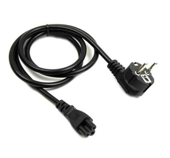 Kabel zasilający do zasilaczy laptopów koniczynka 1-1,8m