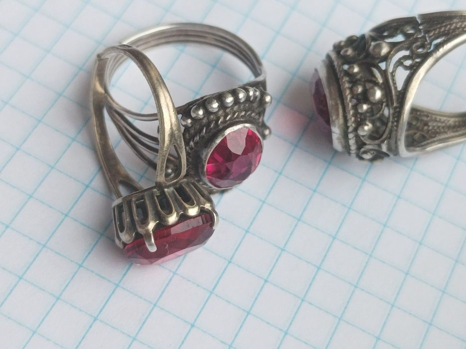 Серебряные кольца СССР.875.