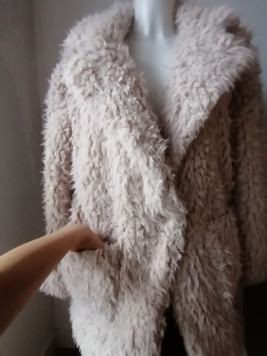 Futro futerko futrzany płaszcz CROPP r. L