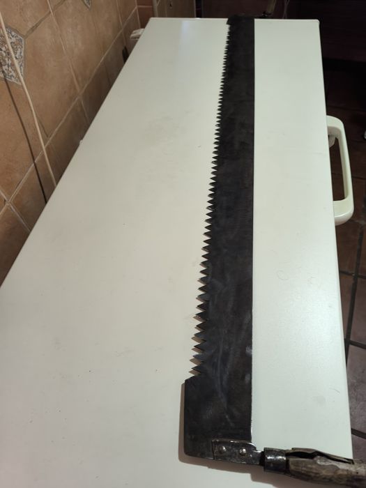 Serrote Antigo de Lenhador – 1,3Mts – Sem Ferrugem Impecável