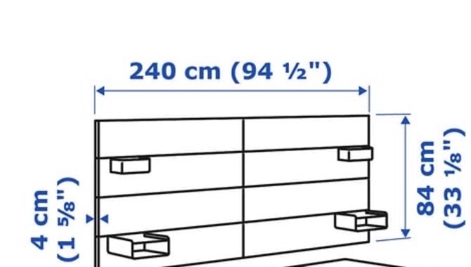 IKEA Nordli | Cabeceira de Cama de Casal