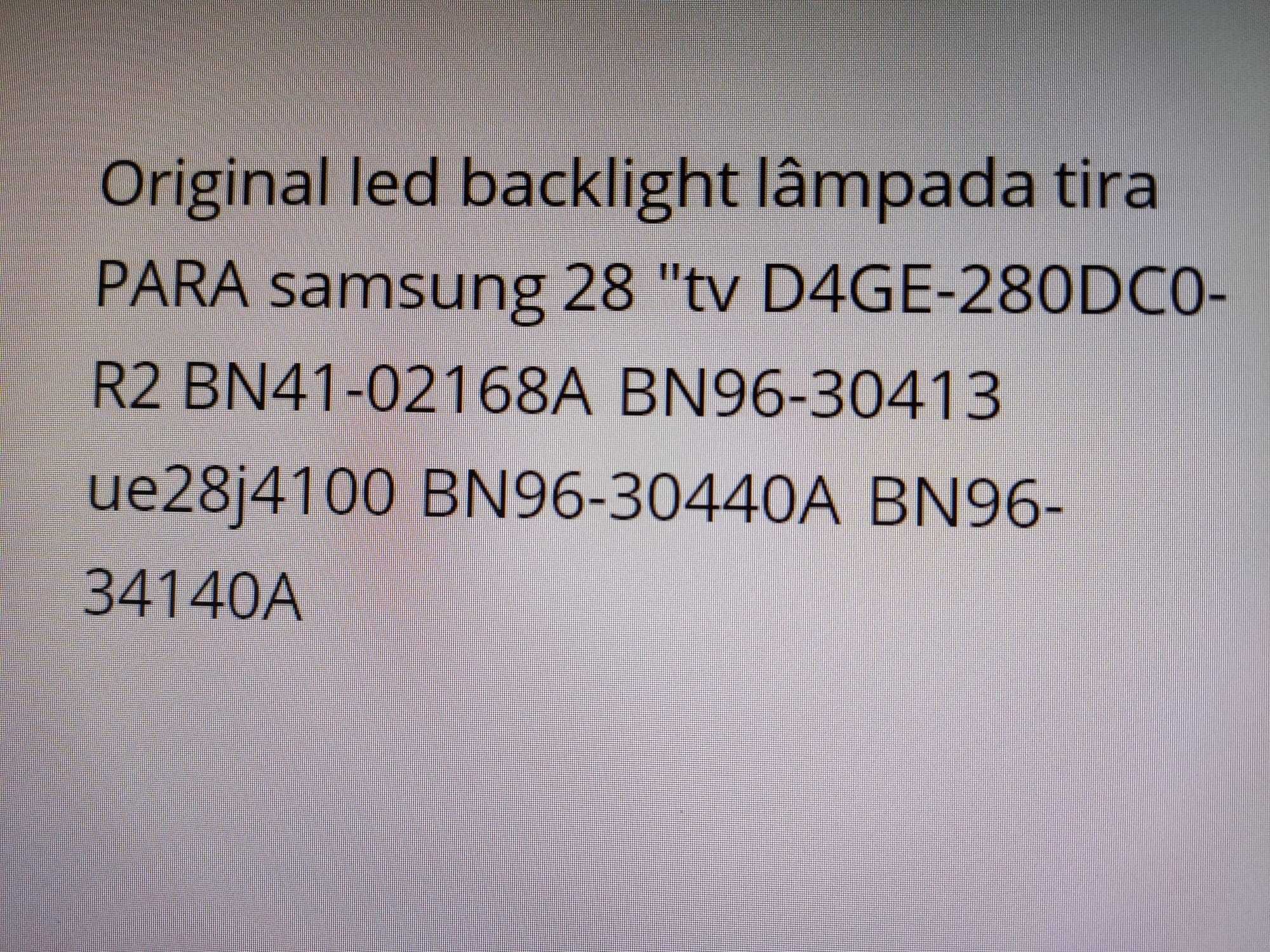 3 barras  led backlight  samsung 28