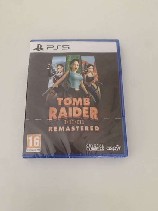Tomb Raider I-III Remastered PS5 (novo e selado)