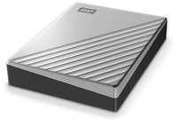 Dysk Hdd Wd My Passport Ultra Silver 4Tb (Wdbftm0040Bsl-Wesn)