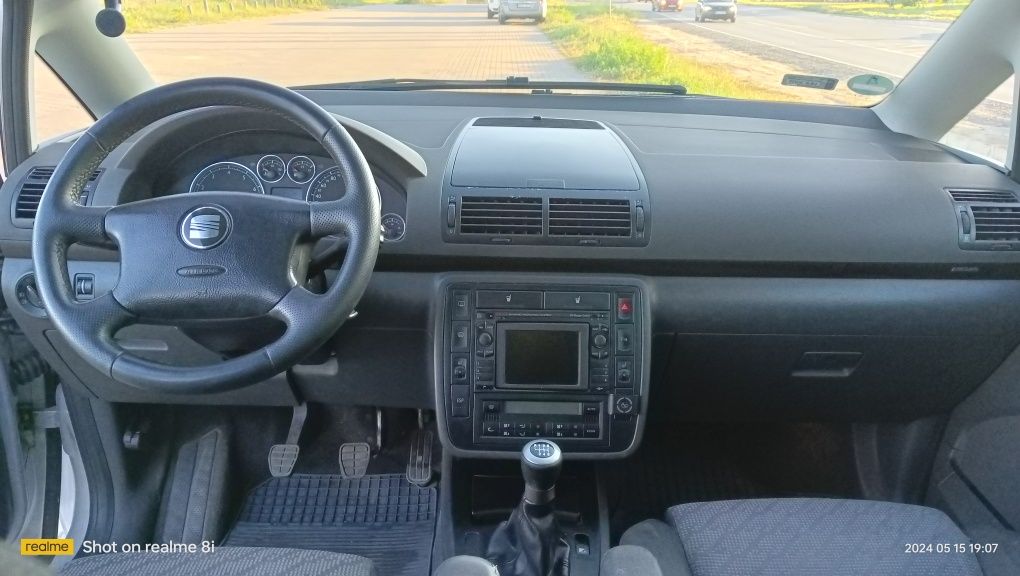 SEAT ALHAMBRA 1.8T 150 KM Benzyna + Gaz 2005 rok