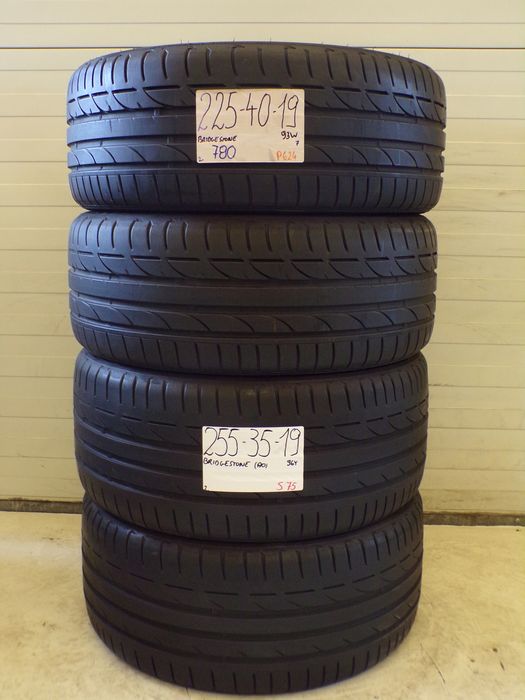 opony letnie bridgestone potenza s001 225 40 19 93w i 255 35 19 96y a0