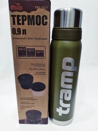 Термос Tramp  0,9 л оливковый оригинал